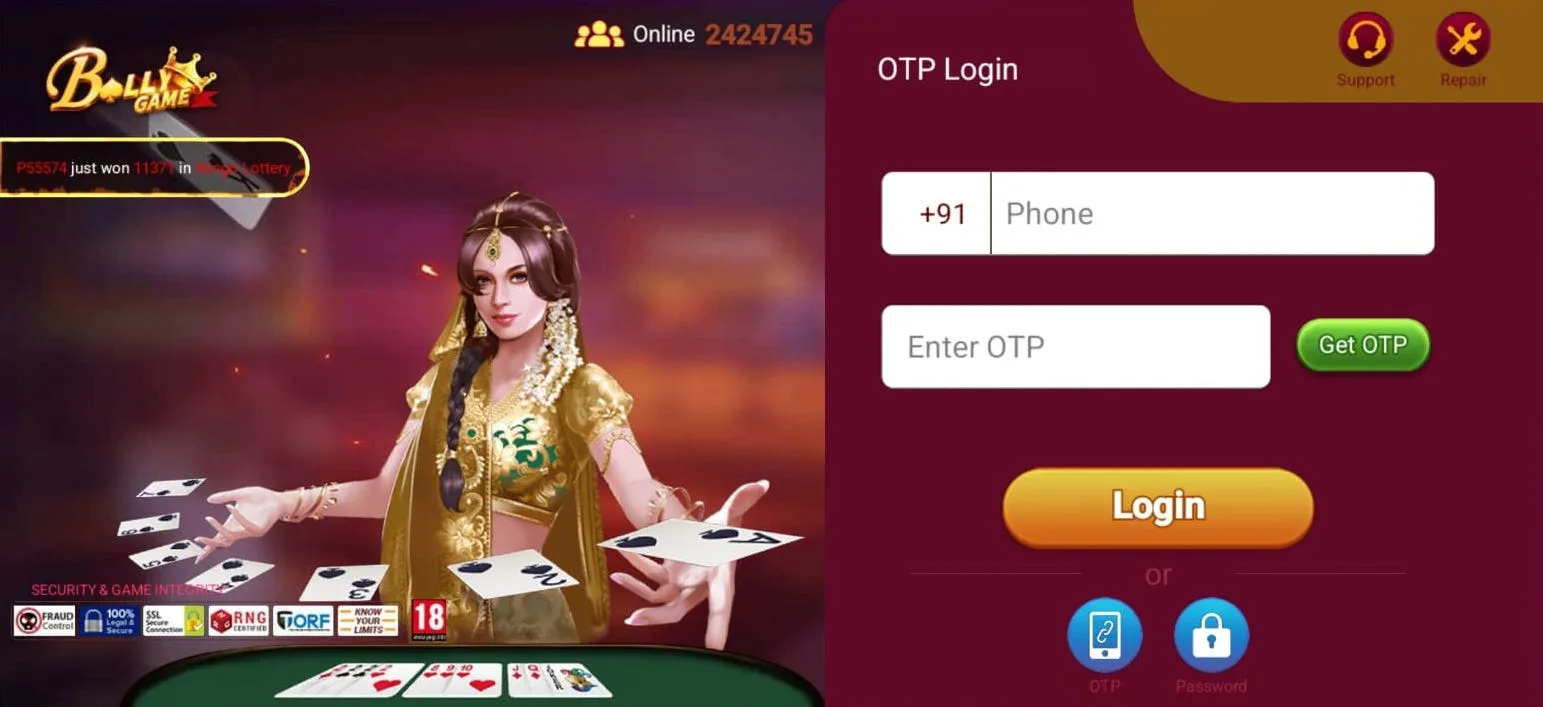 bolly game login
